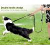 imagePecute Dog Leash Bite Resistant Double Handle Controllable ampamp Heavy Duty Dog Leash Dog Walking Leash Ergonomic Comfort Dog Training Leash with Poop Bag Holder for Medium Large Dogs 6ft  66ft