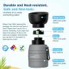 imagePecute Dog Water Bottle Portable ampamp Retractable17oz29oz Dog Water Bottle with Folding Bowl 5 Levels Capacity in 1 Carabiner Clip 100 Food Grade Silicone Ideal for Outdoor WalkingHikingTravelGrey