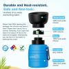 imagePecute Dog Water Bottle Portable ampamp Retractable17oz29oz Dog Water Bottle with Folding Bowl 5 Levels Capacity in 1 Carabiner Clip 100 Food Grade Silicone Ideal for Outdoor WalkingHikingTravelDark Blue