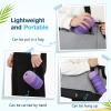 imagePecute Dog Water Bottle Portable ampamp Retractable17oz29oz Dog Water Bottle with Folding Bowl 5 Levels Capacity in 1 Carabiner Clip 100 Food Grade Silicone Ideal for Outdoor WalkingHikingTravelPurple