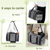 imagePecute Expandable Cat Carrier Soft Side Pet Carrier with Seat Belt Dog Carriers for Small Dogs Portable ampamp Foldable Cat Bag Carrier Great for Travel Outdoor Hiking Camping