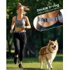 imagePecute Hands Free Dog Leash with Pouch Waist Belt Fanny Pack with Soft Padds Dual Padded Handles and Durable Bungee for Walking Hiking Jogging Biking and Running Up to 220lbsGrey 20