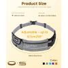 imagePecute Hands Free Dog Leash with Pouch Waist Belt Fanny Pack with Soft Padds Dual Padded Handles and Durable Bungee for Walking Hiking Jogging Biking and Running Up to 220lbsGrey 20