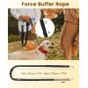 imagePecute Hands Free Dog Leash with Pouch Waist Belt Fanny Pack with Soft Padds Dual Padded Handles and Durable Bungee for Walking Hiking Jogging Biking and Running Up to 220lbsGrey 20