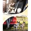 imagePecute Hands Free Dog Leash with Pouch Waist Belt Fanny Pack with Soft Padds Dual Padded Handles and Durable Bungee for Walking Hiking Jogging Biking and Running Up to 220lbsGrey 20