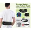 imagePecute Hands Free Dog Leash with Pouch Waist Belt Fanny Pack with Soft Padds Dual Padded Handles and Durable Bungee for Walking Hiking Jogging Biking and Running Up to 220lbsBlack  Blue 20