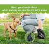 imagePecute Leak Proof Dog Waste Bags Rolls Extra Thick Strong Poop Bags for Retractable Dog Leash Suitable for Walking and Outdoor 300 Count Black