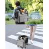 imagePecute Pet Rolling Carrier Pet Carrier Backpack Collapsible with Detachable Trolley MultiFunction Pet Backpack with Upgrade 5 Wheels Breathable Pet Travel Carrier for Cats ampamp Puppies