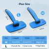 imagePecute SelfCleaning Slicker Brush for Dogs Cats Lightweight Dog Brush for Shedding Massaging Grooming Cat Brush Gently Removes Loose Fur Undercoat for Dogs Cats Rabbits of All Hair TypesBlue