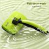 imagePecute SelfCleaning Slicker Brush for Dogs Cats Lightweight Dog Brush for Shedding Massaging Grooming Cat Brush Gently Removes Loose Fur Undercoat for Dogs Cats Rabbits of All Hair TypesGreen