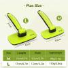imagePecute SelfCleaning Slicker Brush for Dogs Cats Lightweight Dog Brush for Shedding Massaging Grooming Cat Brush Gently Removes Loose Fur Undercoat for Dogs Cats Rabbits of All Hair TypesGreen