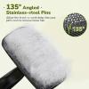 imagePecute SelfCleaning Slicker Brush for Dogs Cats Lightweight Dog Brush for Shedding Massaging Grooming Cat Brush Gently Removes Loose Fur Undercoat for Dogs Cats Rabbits of All Hair TypesBlack