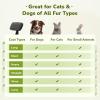 imagePecute SelfCleaning Slicker Brush for Dogs Cats Lightweight Dog Brush for Shedding Massaging Grooming Cat Brush Gently Removes Loose Fur Undercoat for Dogs Cats Rabbits of All Hair TypesBlack
