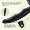 imagePecute SelfCleaning Slicker Brush for Dogs Cats Lightweight Dog Brush for Shedding Massaging Grooming Cat Brush Gently Removes Loose Fur Undercoat for Dogs Cats Rabbits of All Hair TypesPurple