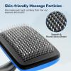 imagePecute SelfCleaning Slicker Brush for Dogs Cats Lightweight Dog Brush for Shedding Massaging Grooming Cat Brush Gently Removes Loose Fur Undercoat for Dogs Cats Rabbits of All Hair TypesBlue