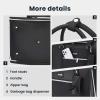 imagePecute Stylish Cat Carrier Up to 13lbs Soft Sided Small Dog Travel Carriers Collapsible Pet Carrier for Small Cats and Dogs with Locking Safety Zippers Puppy Carrier Airline Approved WhiteBlack