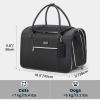 imagePecute Stylish Cat Carrier Up to 13lbs Soft Sided Small Dog Travel Carriers Collapsible Pet Carrier for Small Cats and Dogs with Locking Safety Zippers Puppy Carrier Airline Approved WhiteBlack