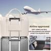 imagePecute Stylish Cat Carrier Up to 13lbs Soft Sided Small Dog Travel Carriers Collapsible Pet Carrier for Small Cats and Dogs with Locking Safety Zippers Puppy Carrier Airline Approved WhiteWhite