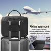 imagePecute Stylish Cat Carrier Up to 13lbs Soft Sided Small Dog Travel Carriers Collapsible Pet Carrier for Small Cats and Dogs with Locking Safety Zippers Puppy Carrier Airline Approved WhiteBlack