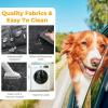 imageBack Seat Extender for Dogs 524  244in Upgraded NonSlip PU Leather Dog Car Seat Cover Foldable in The Car Hard PVC Panels Bottom Support to 330 lbs for CarsMidSize SUVSmall TruckMatte material