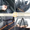 imageBack Seat Extender for Dogs 524  244in Upgraded NonSlip PU Leather Dog Car Seat Cover Foldable in The Car Hard PVC Panels Bottom Support to 330 lbs for CarsMidSize SUVSmall TruckMatte material