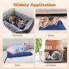 imageCat Heating Pad Safe Electric Waterproof Chew Resistant Heated Mat with Fireproof Cotton Removable Flannel Cover Soft Cosy for Cat and Small DogS 126 x 1575Constant Temp