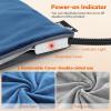 imageCat Heating Pad Safe Electric Waterproof Chew Resistant Heated Mat with Fireproof Cotton Removable Flannel Cover Soft Cosy for Cat and Small DogS 126 x 1575Constant Temp