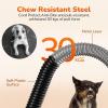 imageCat Heating Pad Safe Electric Waterproof Chew Resistant Heated Mat with Fireproof Cotton Removable Flannel Cover Soft Cosy for Cat and Small DogS 126 x 1575Constant Temp