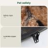 imageDog Car Carrier Light Weight Dog Carrier for Car Portable Dog Car Crate with Breathable Windows Foldable Pet Carrier for Both Indoor and Outdoor Use Dog Travel Crate with Curtain GrayGreen