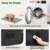 imageDog Car Carrier Light Weight Dog Carrier for Car Portable Dog Car Crate with Breathable Windows Foldable Pet Carrier for Both Indoor and Outdoor Use Dog Travel Crate with Curtain GrayGreen