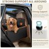 imagePecute Back Seat Extender for Dogs 528  236in Upgrade 4 Sides  Dimensional Foam Dog Car Seat Cover for Back Seat Hard Bottom Dog Bed Support to 330lbs Waterproof Scratchproof ampamp Easy to CleanBlackOrange