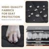 imagePecute Back Seat Extender for Dogs 528  236in Upgrade 4 Sides  Dimensional Foam Dog Car Seat Cover for Back Seat Hard Bottom Dog Bed Support to 330lbs Waterproof Scratchproof ampamp Easy to CleanBlackOrange