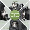 imagePecute Cat Backpack Carrier 30 Energy Saving Cat Backpack for Small Dogs Cat Carrier Backpack for Puppy Kitty Foldable Ergonomic Design Cat Backpack Travel Hiking Vet Outdoor