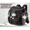 imagePecute Cat Backpack CarrierAntiGravity 30 Energy Saving Dog Backpack with Waterproof PU Leather Cat Carrier for Small DogSuitable for Climbing Hiking Traveling BrownBrown