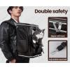 imagePecute Cat Backpack CarrierAntiGravity 30 Energy Saving Dog Backpack with Waterproof PU Leather Cat Carrier for Small DogSuitable for Climbing Hiking Traveling BrownBrown