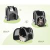 imagePecute Cat Backpack with Breathable Mesh Dog Backpack Carrier with MultiPockets Cat Carrier Backpack Comfortable Cat Backpack Carrier for Travel Hiking and Camping GrayGrayL