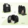 imagePecute Cat Backpack with Breathable Mesh Dog Backpack Carrier with MultiPockets Cat Carrier Backpack Comfortable Cat Backpack Carrier for Travel Hiking and Camping GrayBlackL