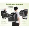 imagePecute Cat Backpack with Widened Interior Space Upgraded Dog Backpack Carrier with Various Ways to Carry Pet Backpack with Breathable Mesh Pet Travel Carrier with Soft Padded Reinforced Support