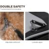 imagePecute Cat Carrier Backpack Pet Carrier Backpack Widen Large Space Stable Pet Backpack for Cat Small Dog Ventilated Pet Backpack Miniature Dachshund Bag Suitable for Hiking Camping GreyGrey