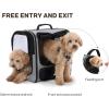 imagePecute Cat Carrier Backpack Pet Carrier Backpack Widen Large Space Stable Pet Backpack for Cat Small Dog Ventilated Pet Backpack Miniature Dachshund Bag Suitable for Hiking Camping GreyGrey