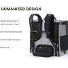 imagePecute Cat Carrier Backpack Pet Carrier Backpack Widen Large Space Stable Pet Backpack for Cat Small Dog Ventilated Pet Backpack Miniature Dachshund Bag Suitable for Hiking Camping GreyGrey