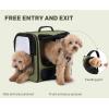 imagePecute Cat Carrier Backpack Pet Carrier Backpack Widen Large Space Stable Pet Backpack for Cat Small Dog Ventilated Pet Backpack Miniature Dachshund Bag Suitable for Hiking Camping GreyDark Green