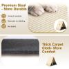 imagePecute Cat Scratcher  Natural Sisal With Solid Wooden Brackets Triangle Structure 3in1 Scratching Board Bed and Lounger for Indoor CatsTriangle Design