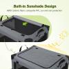imagePecute Collapsible Dog Crate Portable Kennel for DogsM248 x 169 x 169 inch Top Access and 3Breathable Mesh Windows Indoor Outdoor Dog Cage for Room Car Travelling Camping GreyGrey