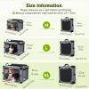 imagePecute Collapsible Dog Crate Portable Kennel for DogsM248 x 169 x 169 inch Top Access and 3Breathable Mesh Windows Indoor Outdoor Dog Cage for Room Car Travelling Camping GreyGrey