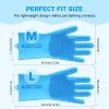 imagePecute Large DoubleSided Silicone Pet Grooming Gloves with HighDensity Teeth  HeatResistant Efficient for Dog Washing Cat Bathing and MassageBlue