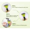 imagePecute Pet Dematting Tool 2 Pack  Double Sided Undercoat Rake ampamp Dematting Comb for Detangling Matted or Knotted Undercoat Hair Great for Medium or Longhaired Dogs ampamp CatsGreen2 pack