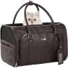 imageCat Carrier Fashion Dog Carrier Upgrade PU Material Pet Carrier Large Cat Carrier Bag Portable and Breathable Soft Cat Carrier Suitable for Travel Outing Shopping as an Instant Pet Bed BrownBrown