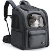 imagePecute Cat Backpack Carrier 30 Energy Saving Cat Backpack for Small Dogs Cat Carrier Backpack for Puppy Kitty Foldable Ergonomic Design Cat Backpack Travel Hiking Vet Outdoor