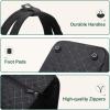 imagePecute Dog Purse Carrier Dog Carrier with Pockets for Small Dogs169quot L x 79quot W x 138quot H Fits Dogs 7 lbs to 13 lbs Lightweight Dog and Puppies Tote Bag Carrier Outing Travel Vet XL BlackBlack